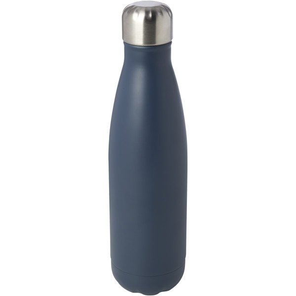 Bouteille isotherme sous vide Cove de 500 ml en cuivre et acier inoxydable recyclé certifié RCS - Bleu hale