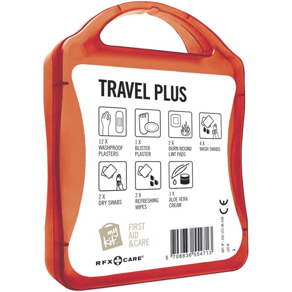 MyKit Viagem Plus - Vermelho transparente