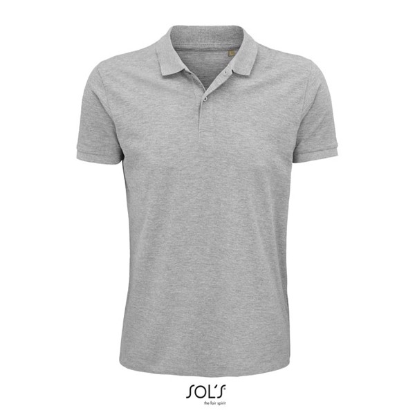 PLANET MEN Polo 170g - Grey Melange 2 / XXL