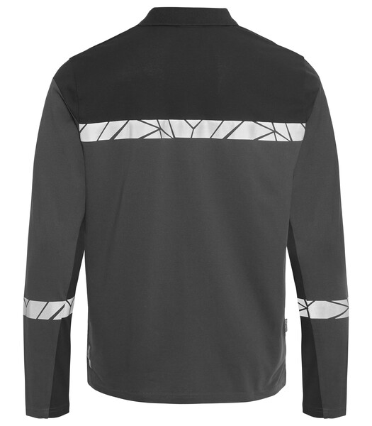 7004 POLO PIQUE L.S PGL Grey/Black XXL