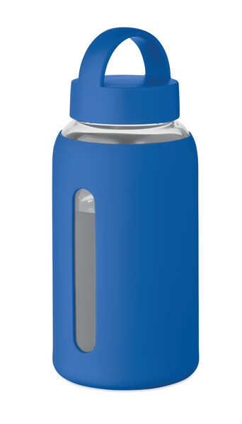 Bouteille verre borosilicate Boris - Bleu Royal