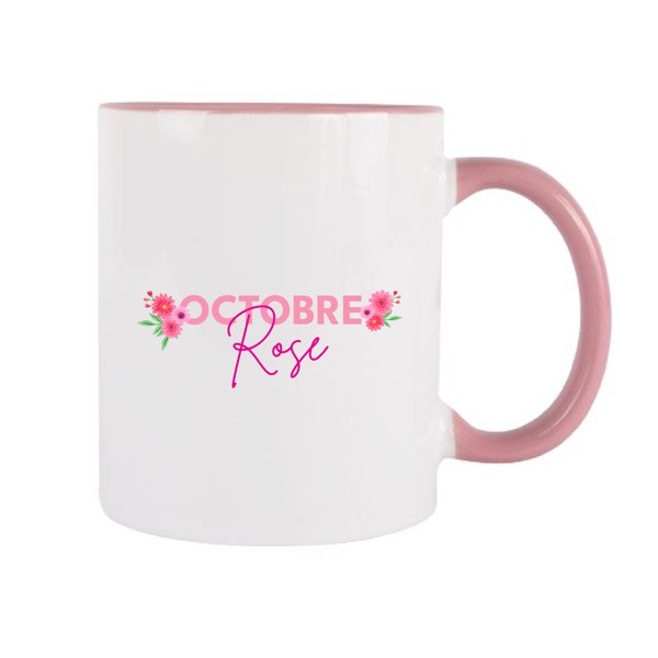 Mug 300 ml - Rose + impression