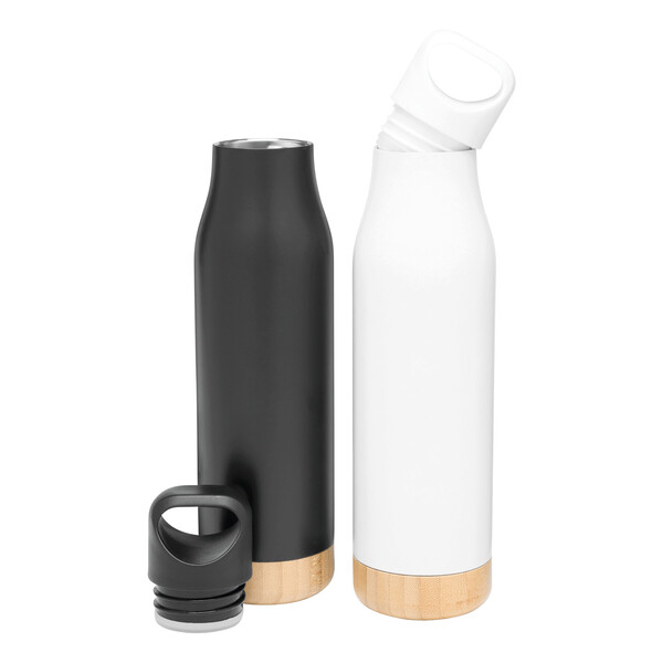 Insulated Drinking Bottle Bamboo Legend - White