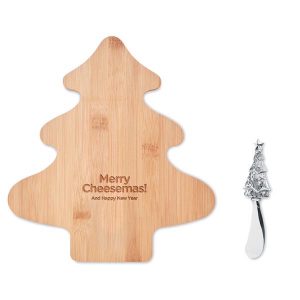 Cheese board set in bamboo Treechesse