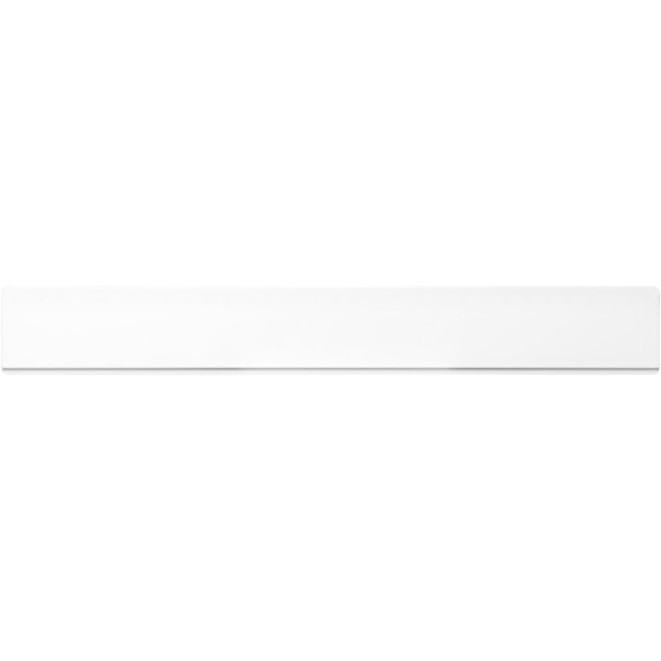 Refari 30 cm recycled plastic ruler - White