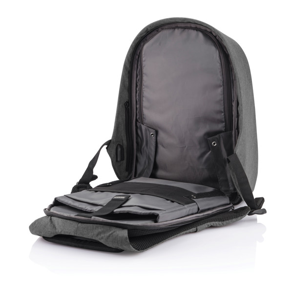 Bobby Hero XL, Anti-theft backpack - Grey / Grey