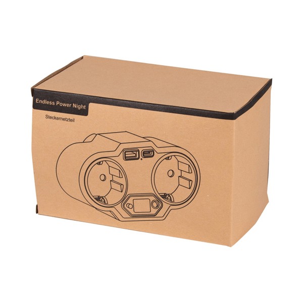 Usb-Adapter-Stecker-Netzteil Mit Nachtlicht Endless Power Night