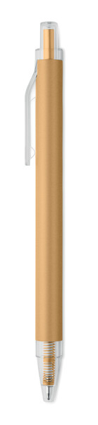 Recycled aluminium ball pen Nosta - Matt Gold