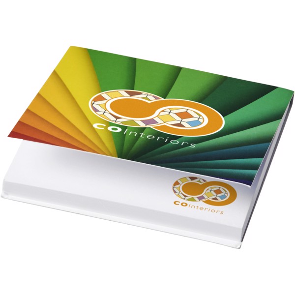 Sticky-Mate® Haftnotizen 75 x 75mm - weiss / 50 pages
