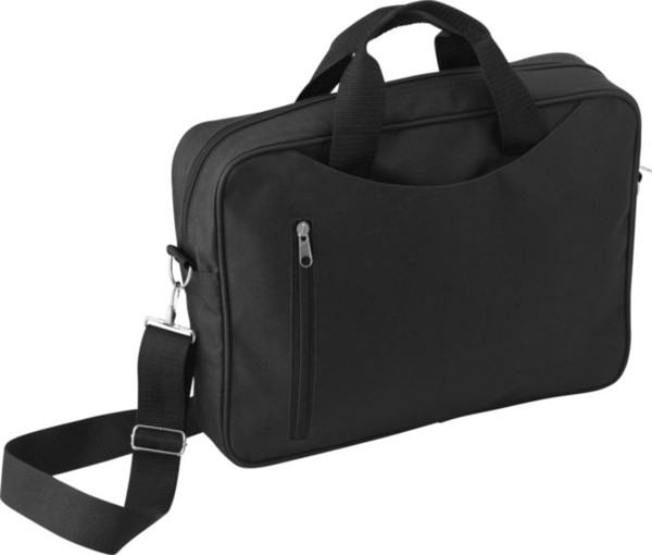 Porta documentos para laptop em poliéster (600D) Valerie - Black