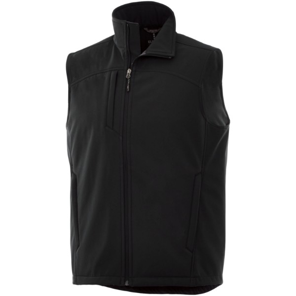 Chaleco softshell impermeable para hombre "Stinson" - Negro Intenso / S