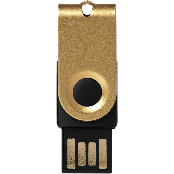 Mini clé USB - Doré / Noir / 32GB