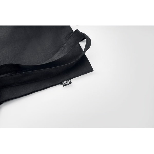 Naima Tote hemp shopping bag 200 g/m² - Black