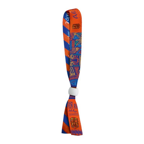IDENTIFICATION SATIN BRACELET WITH TWO SIDES SUBLIMATION - Echantillon / Echantillon