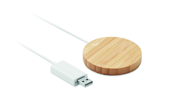 Rundo Mag bamboo wireless charger, 10W