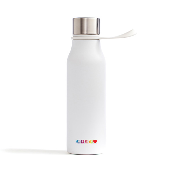 VINGA Lean Thermo Bottle - White