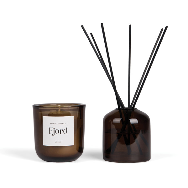 VINGA Set d'ambiance essence Nordic - Bleu / Marron Foncé