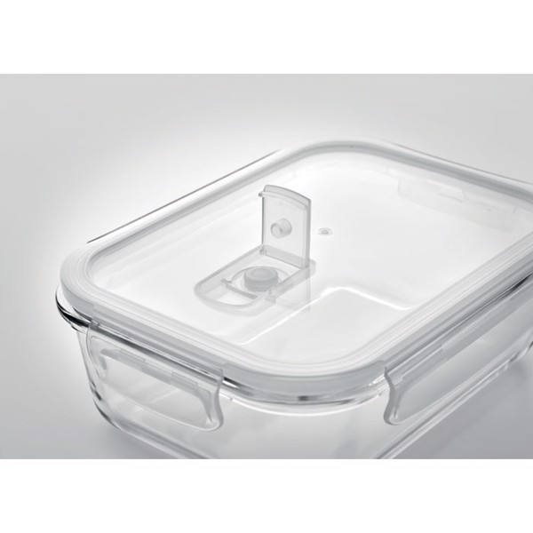 MB - Glass lunchbox with air tight locking lid in PP 900ml Praga Lunchbox