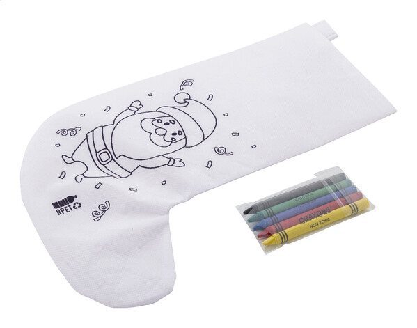 Weihnachtsstrumpf zum Ausmalen Julfar Gift