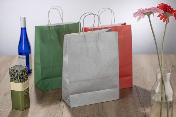 Geschenktüte ZIBO - silbern