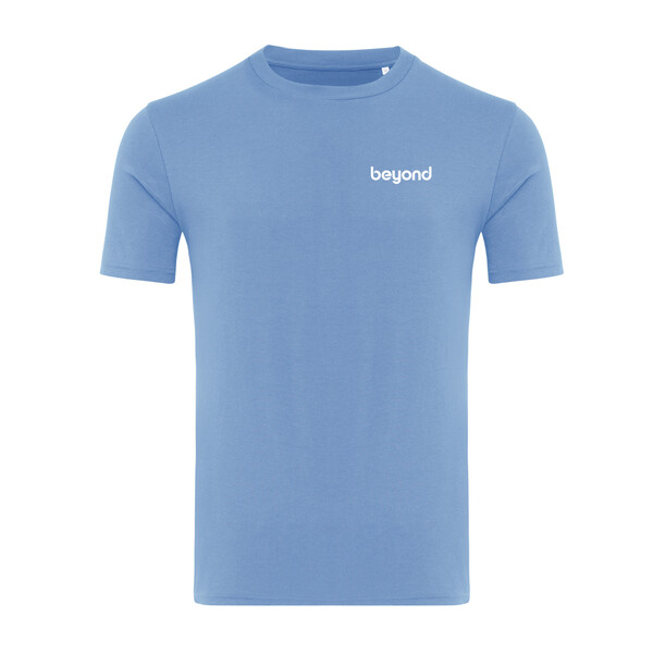 Tričko IQONIQ Brett z recykl. bavlny - Moon Blue / M