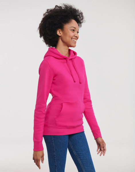 Ladies' Authentic Hooded Sweat - White / S