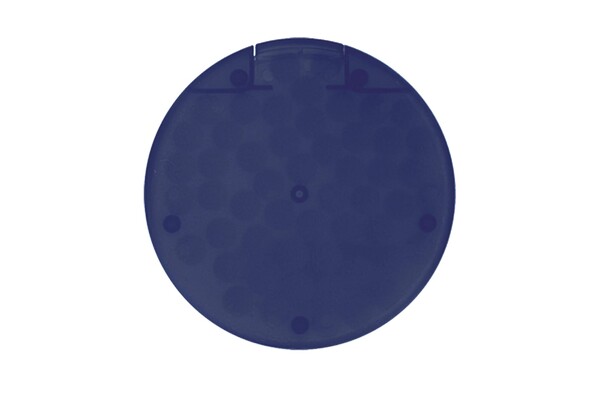 Pfefferminzdose rund, 62mm - Ecru / Blau