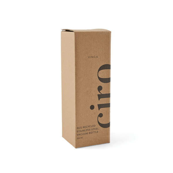 Vinga Ciro vakuumska steklenica, reciklirano jeklo, 300 ml - Bela