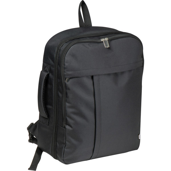 CrisMa travel backpack made from RPET JUTTA - Black