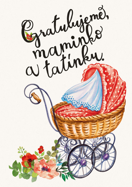 Přáníčko Bebechy - Bílé - 30