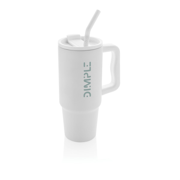 Kozarec Xd Collection 900 ml, reciklirano jeklo - Bela