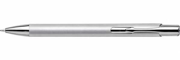 Ballpen Anisa | Recycled | Rubber finish - silver