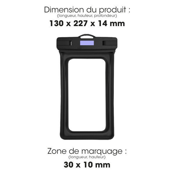 BAAI - ETUI IMPERMÉABLE WATERPROOF FLOTTANT UNIVERSEL