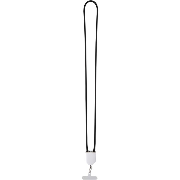 Ion 65W 5-in-1 recycled plastic lanyard charging cable