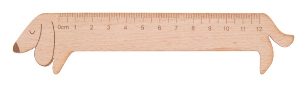 Wooden Ruler Looney - Natural