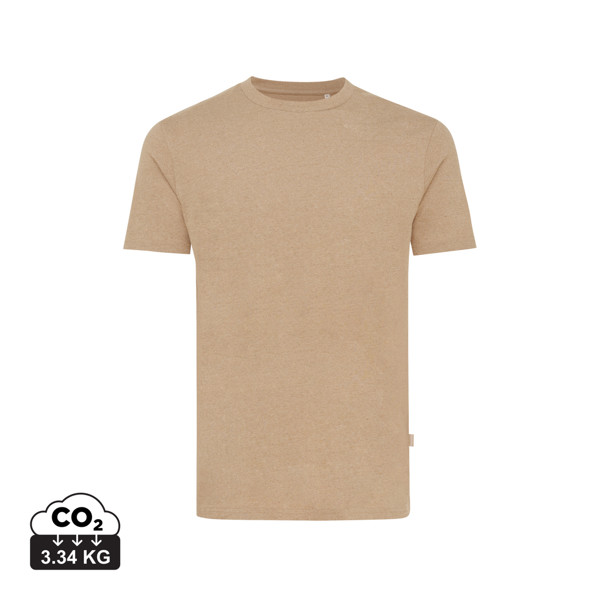 Iqoniq Manuel ungefärbtes T-Shirt aus recycelter Baumwolle - Heather Brown / L