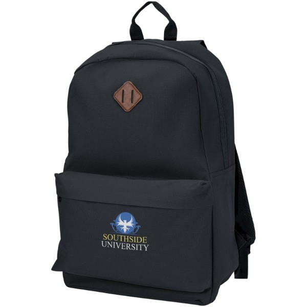 Stratta 15" laptop backpack 15L - Solid Black
