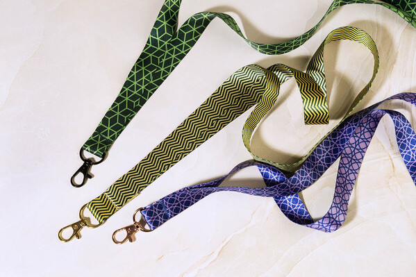Custom Sublimation Lanyard Subyard Shine - Black