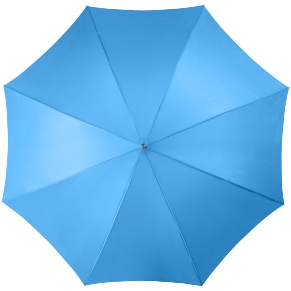 Parapluie 23" à ouverture automatique avec poignée en bois Lisa - Bleu process