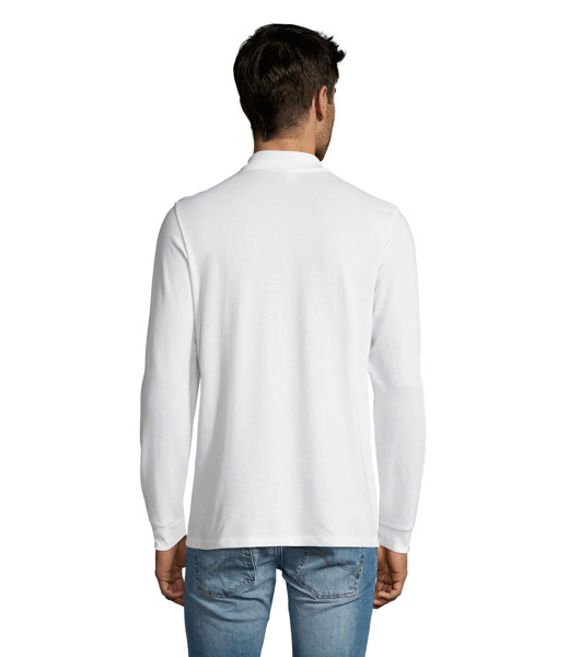 PERFECT MEN LSL POLO 180g Perfect Lsl Men - BiancoXXL