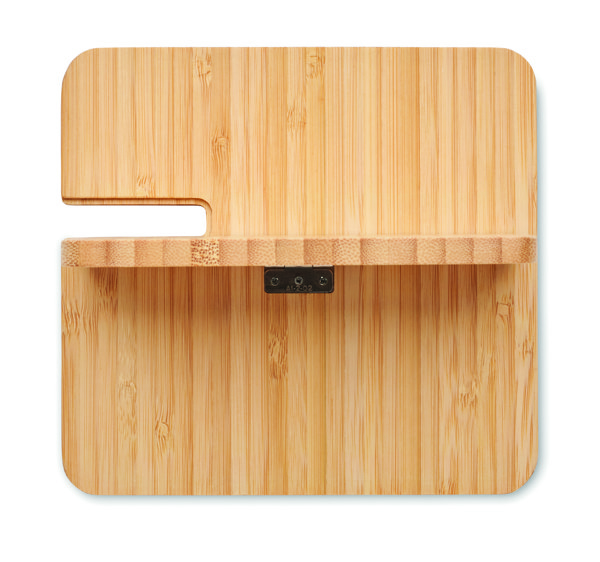 Boogar wireless charger, 15W, bamboo case