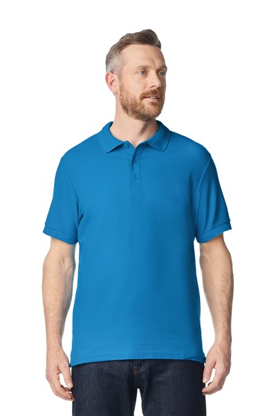 Premium Cotton® Adult Double Piqué Polo - White / 2XL