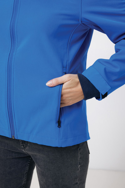 Iqoniq Makalu women recycled polyester soft shell jacket - Royal Blue / XXL