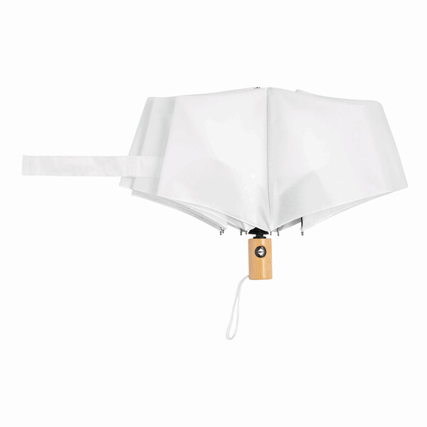 Automatic Open/Close Windproof Pocket Umbrella Calypso - White