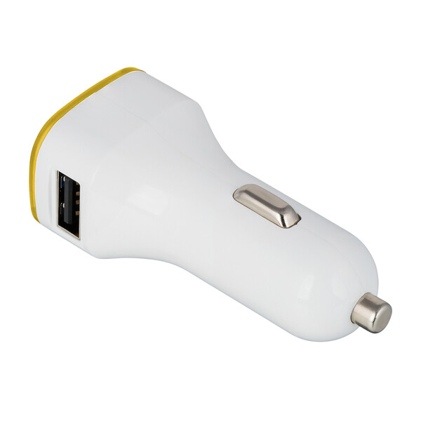 USB car charger adapter COLLECTION 500 - yellow
