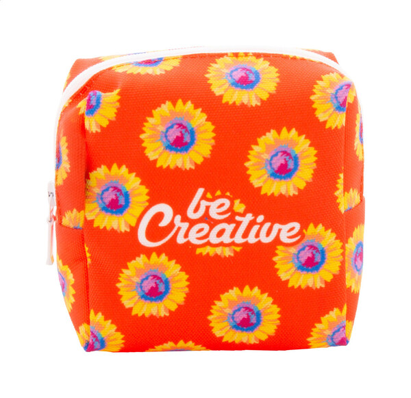 Custom Cosmetic Bag CreaBeauty Square S - White