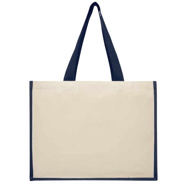 Shopper in iuta e canvas 320 g/m² Varai - 23L - Navy