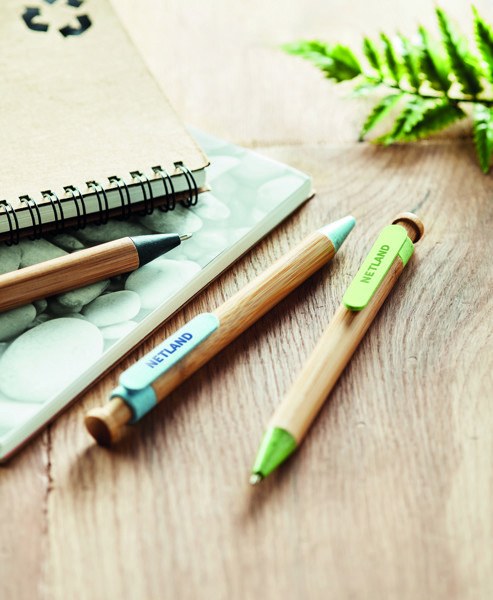 Esferográfica em Bambu Toyama - Azul