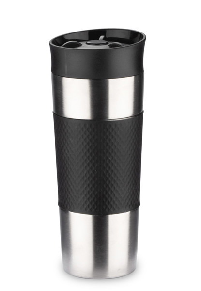 Thermal mug RONDE 425 ml - black