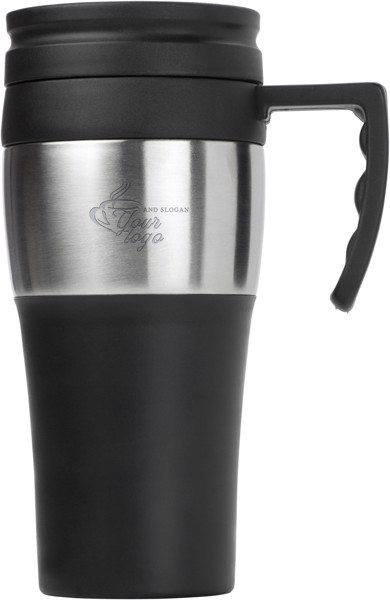 PP and stainless steel travel mug